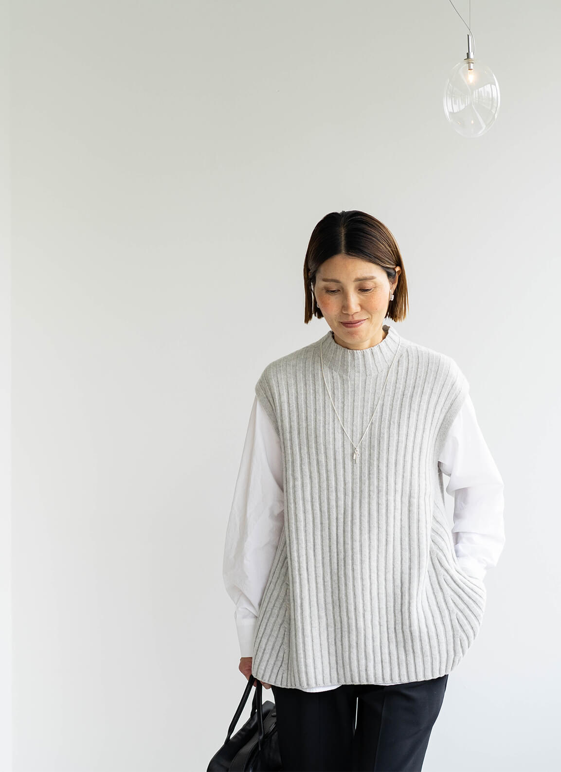 MADRIGAL シルヴィベスト(新品未使用) シルヴィベスト」「Sylvie Vest」soutiencollar（ステンカラー