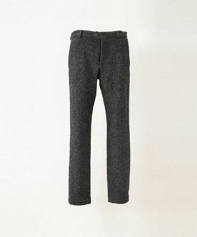 FRANK LEDERNAVY NEP HERRINGBONE WOOL パンツ NAVY フランクリーダー 