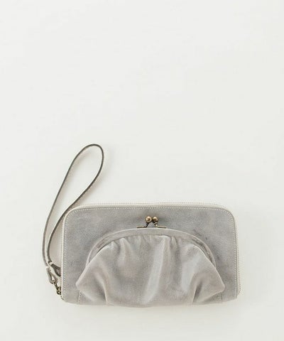 ebagosショルダー口金ファスナー長財布 GREY エバゴス レビュー 