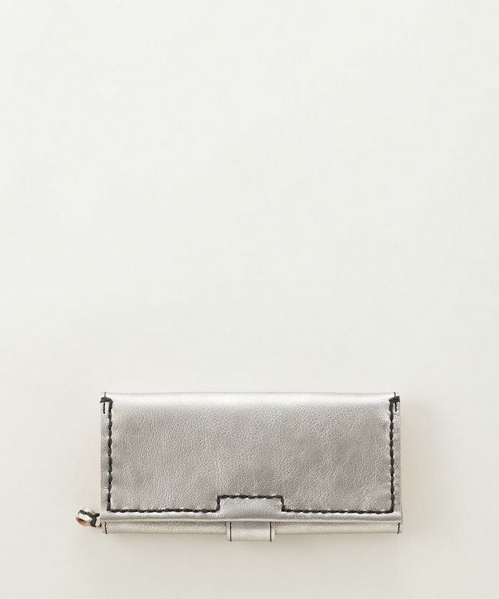 ebagos エバゴス メタリック 長財布 SILVER | マドリガル公式サイト