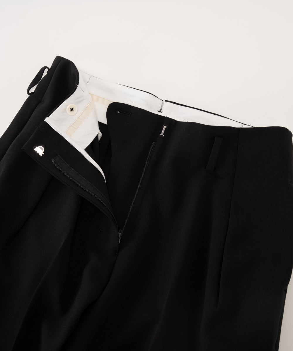 リピートパンツ」BLACK「Repeat Pants」soutiencollar（ステンカラー