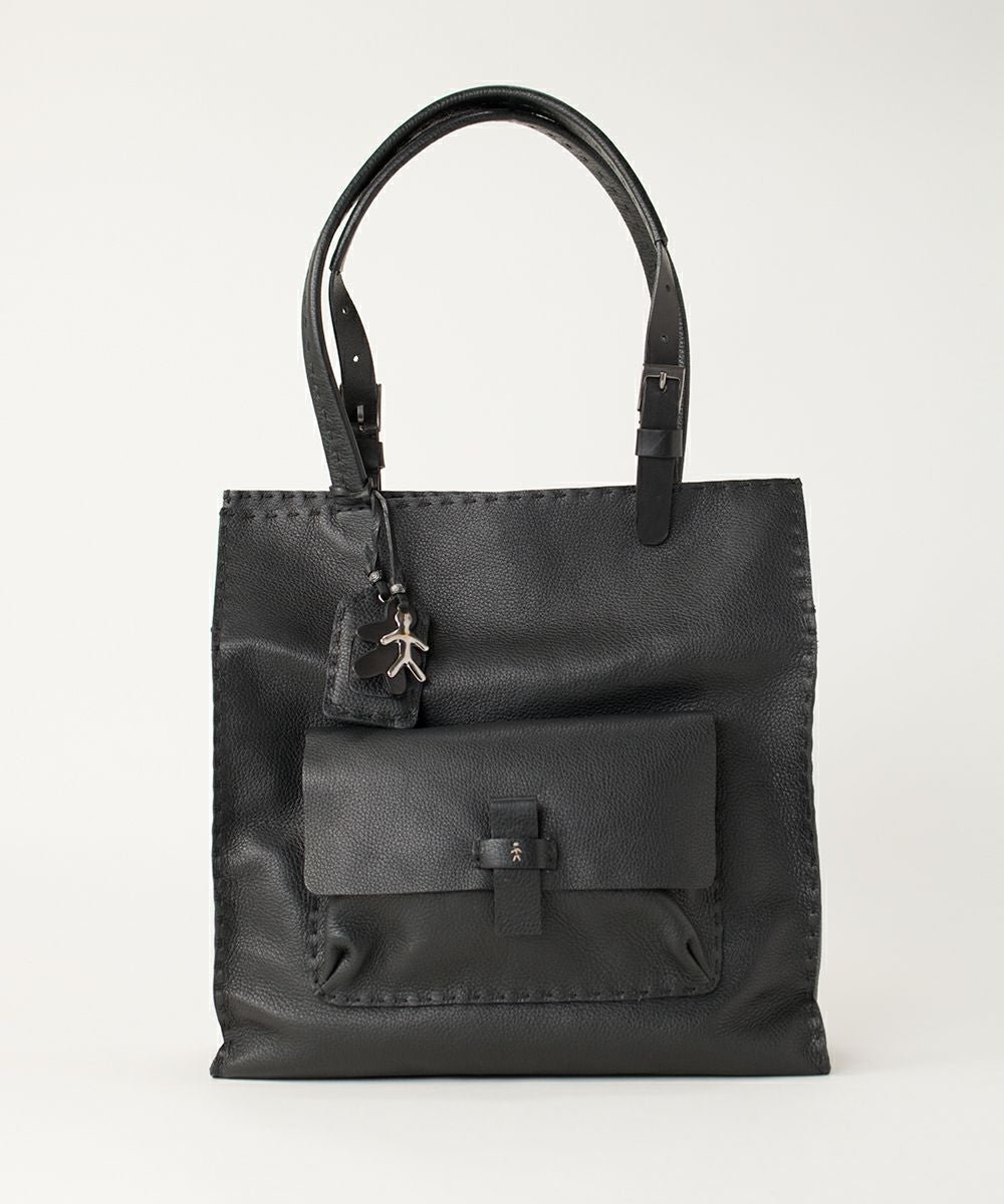 HENRY BEGUELIN BAG ELBA POCKET M SFOD. MAT.BOVINE PRINTED CERVO+