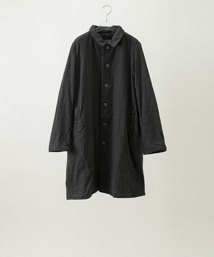 CASEY CASEY 13HM82 DUNY COAT-WOOLY CHECK 2 ケーシーケーシー