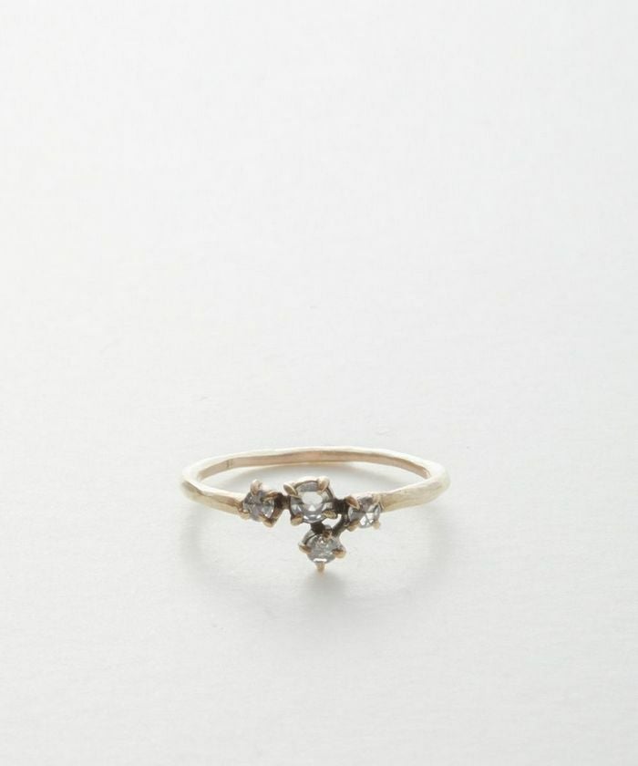 noguchi bijoux ノグチビジュー　ブラウンダイヤリング#9 noguchi BIJOUX ノグチブラウンダイヤピンキーリング nn156□ | iroma