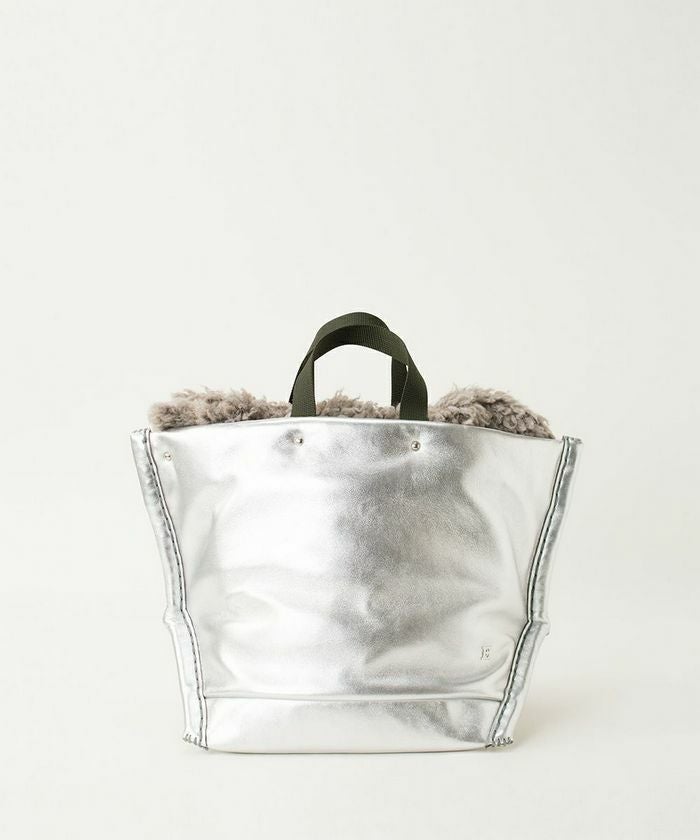 エバゴス☆ebagos☆シルバーバック ebagosメタリック 封筒型 3waybag SILVER エバゴス | マドリガル公式