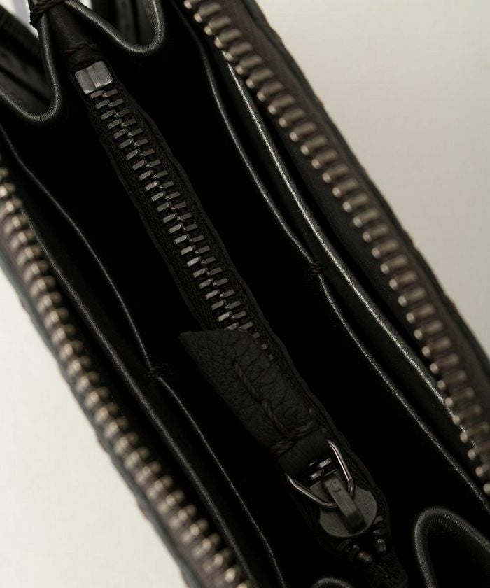 HENRY BEGUELINWALLET MEDITERRANEO MAT.BOVINE PRINTED CERVO T.MOROエンリー ベグリン