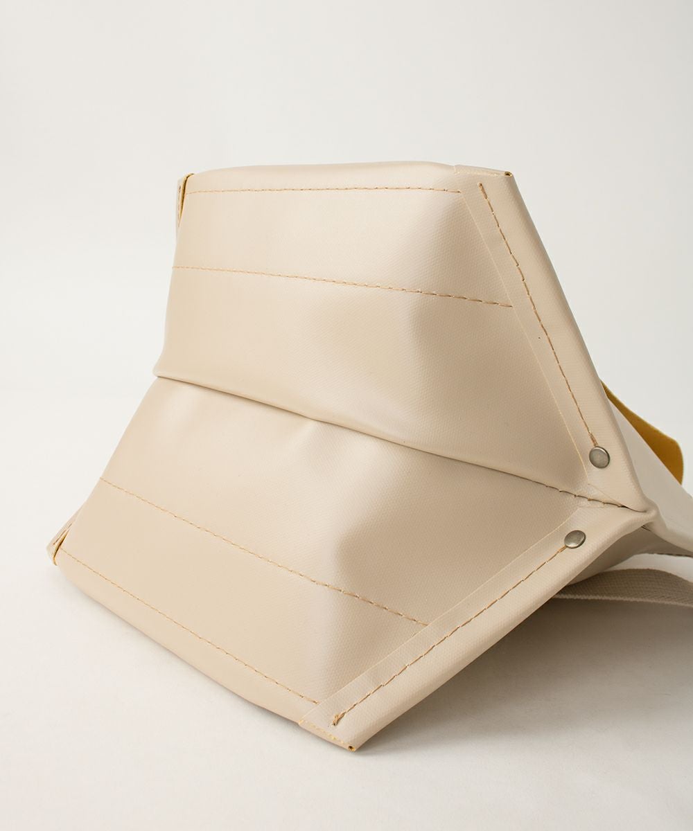 ebagos エバゴス PVC Y字トート Mサイズ L.BEIGE