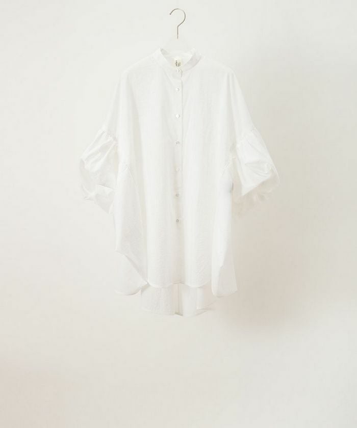 ウェイヴィシャツ ホワイト」ライト 「Wavey shirt WHITE」support