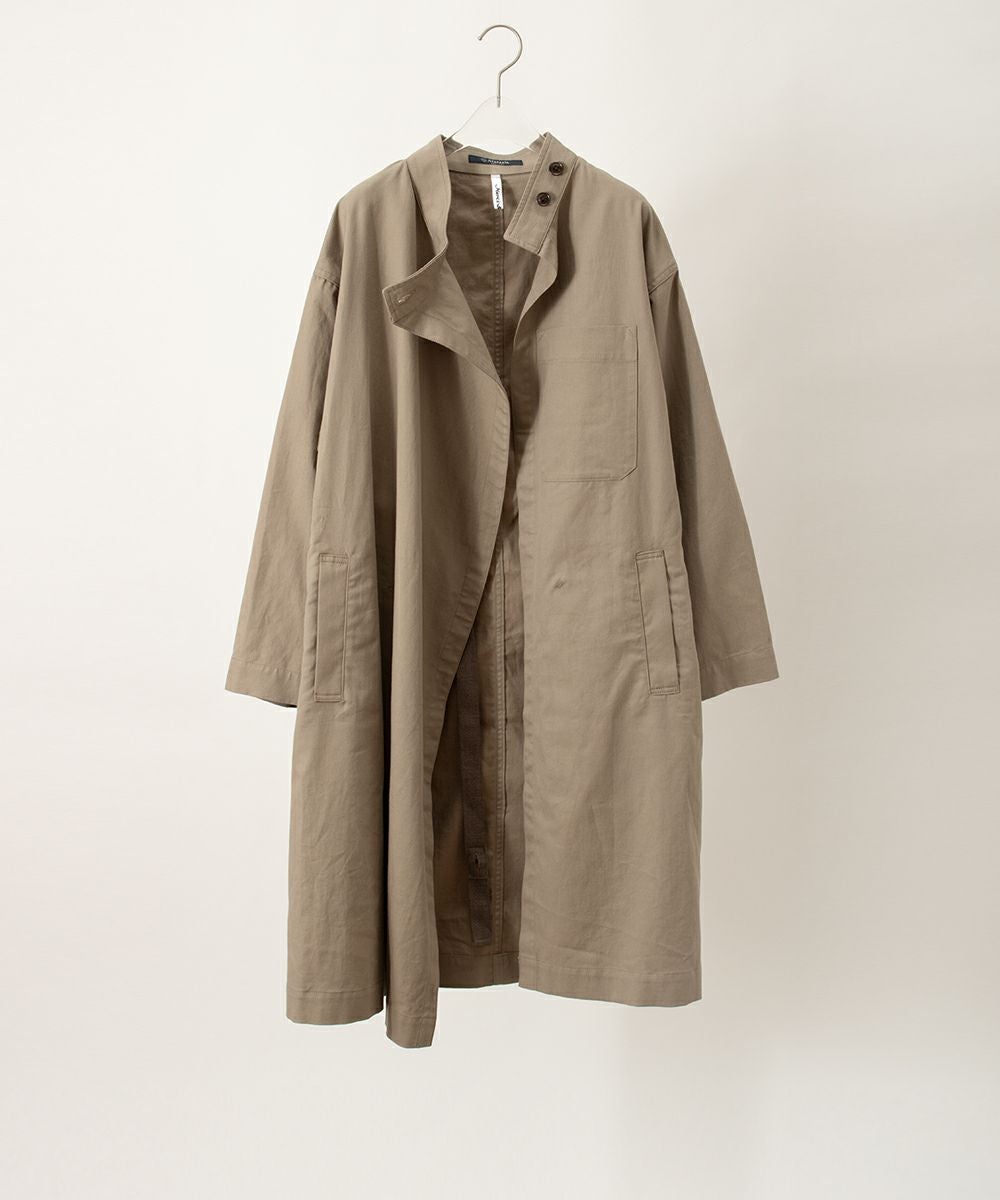 ATARAXIA デイリーコート MADRIGAL リネン100% ロングコート デイリーコートLinen Chesterfield Coat ナチュラルAtaraxia