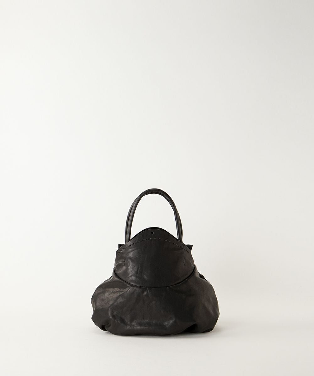 ebagos Amu Amu 牛ソフトクチガネ？ジャナイハンドバッグS BLACK