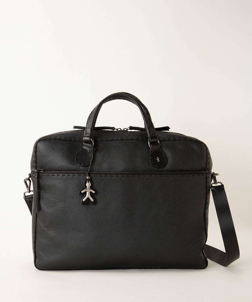 HENRY BEGUELIN ヘンリーベグリン HENRY BEGUELIN BAG ALMUDENA ZIP MAT.BOVINE PRINTED CERVO/NERO