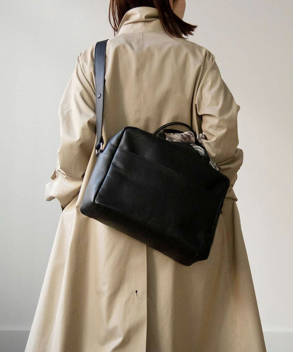 おかかえバッグ」ブラック「okakaebag」soutiencollar（ステンカラー