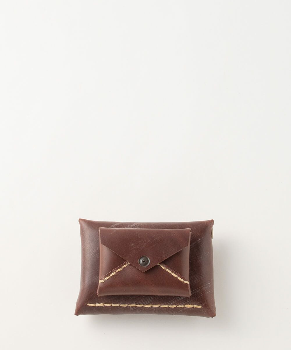エバゴス／ebagos 財布 ウォレット レディース 女性 女性用レザー 革 本革 ブラウン 茶  ＃31414 Dear Ms. 小銭入れあり 三つ折り エバゴス／ebagos 財布 ウォレット レディース 女性 女性用レザー 革