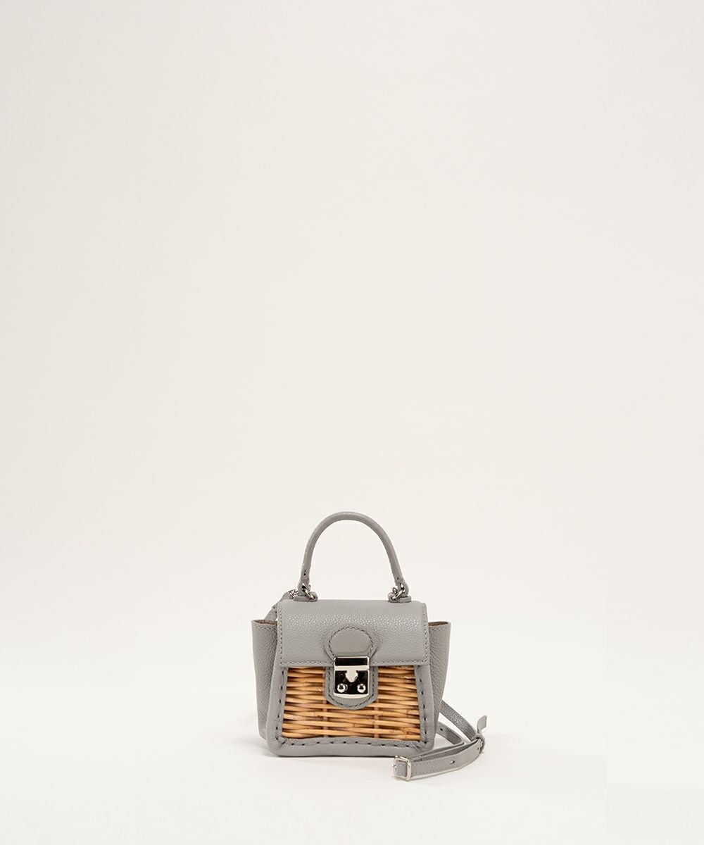ebagos フニュシュリンク ハンドバッグ SS（かっちりバッグ) GREY
