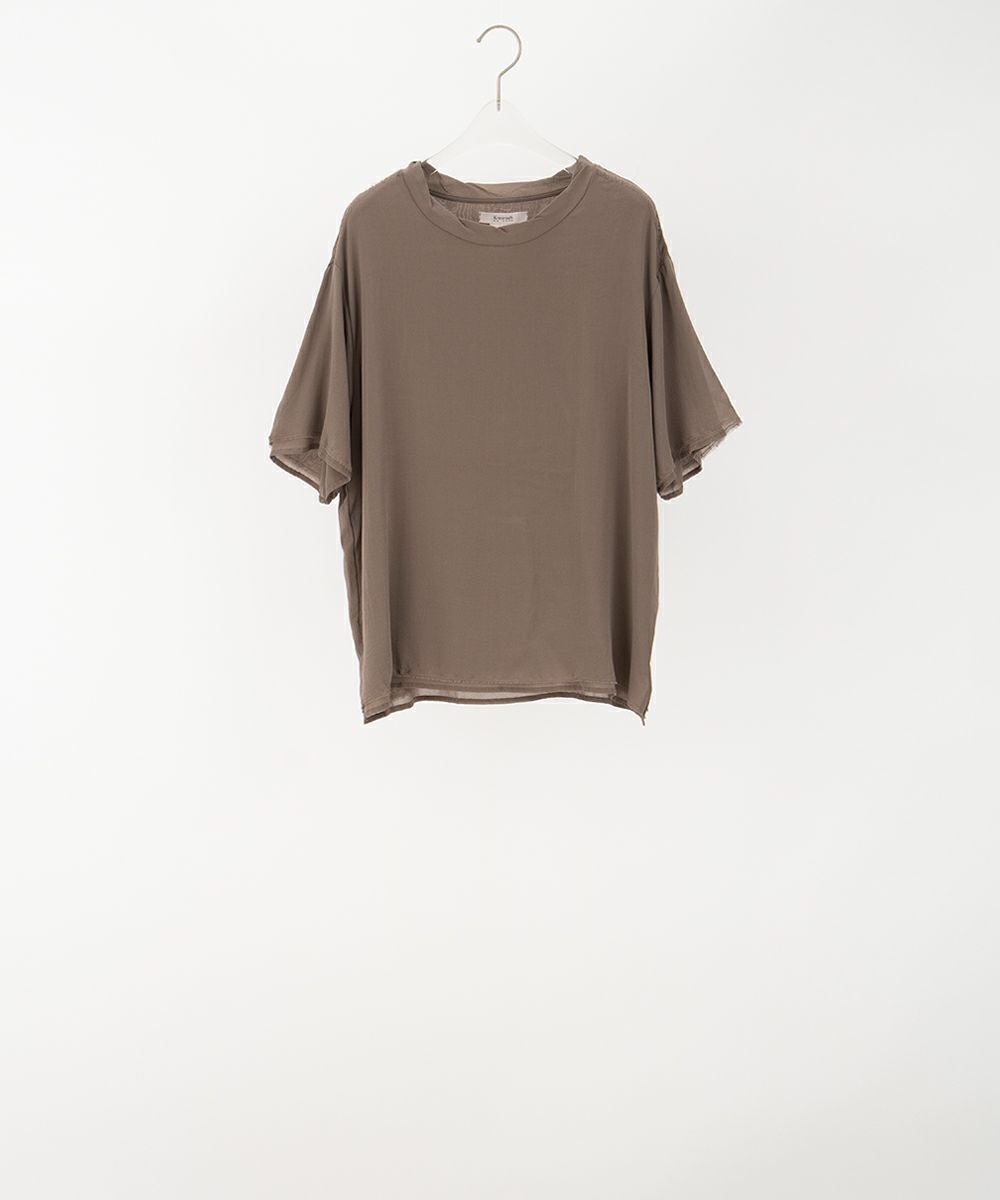 25ss 新品 クリステンセンドゥノルド H-260 コットン リブ トップ 1 KristenseN DU NORD シルクTシャツ クリステンセンドゥノルド